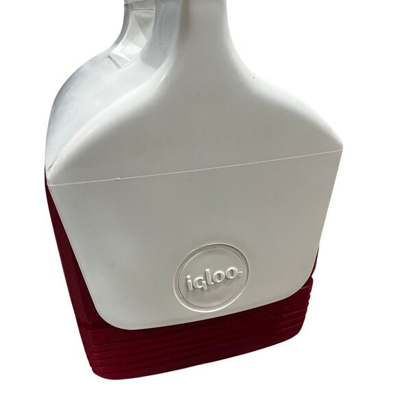 Vintage Igloo Mini Mate Red White Lunch Box Cooler - Picture 4 of 9